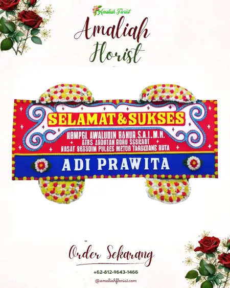 Papan Bunga Ucapan Selamat Prambatan